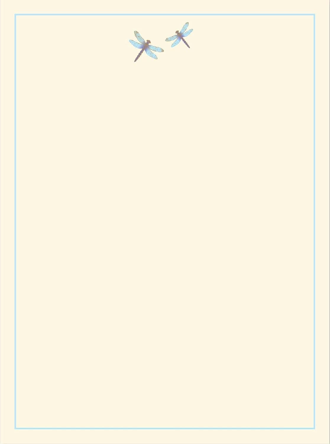 Blue Dragonfly Stationery Set (Boxed Stationery) by Peter Pauper Press