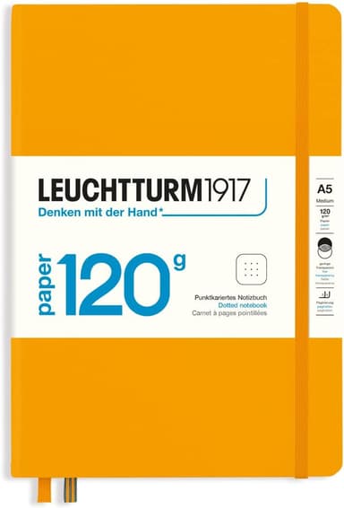 LEUCHTTURM1917 - 120G Special Edition - Medium A5 Dotted Hardcover Notebook (Rising Sun)