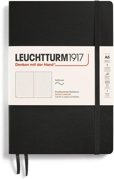 LEUCHTTURM1917 - Notebook Softcover Medium A5-123 Numbered Pages