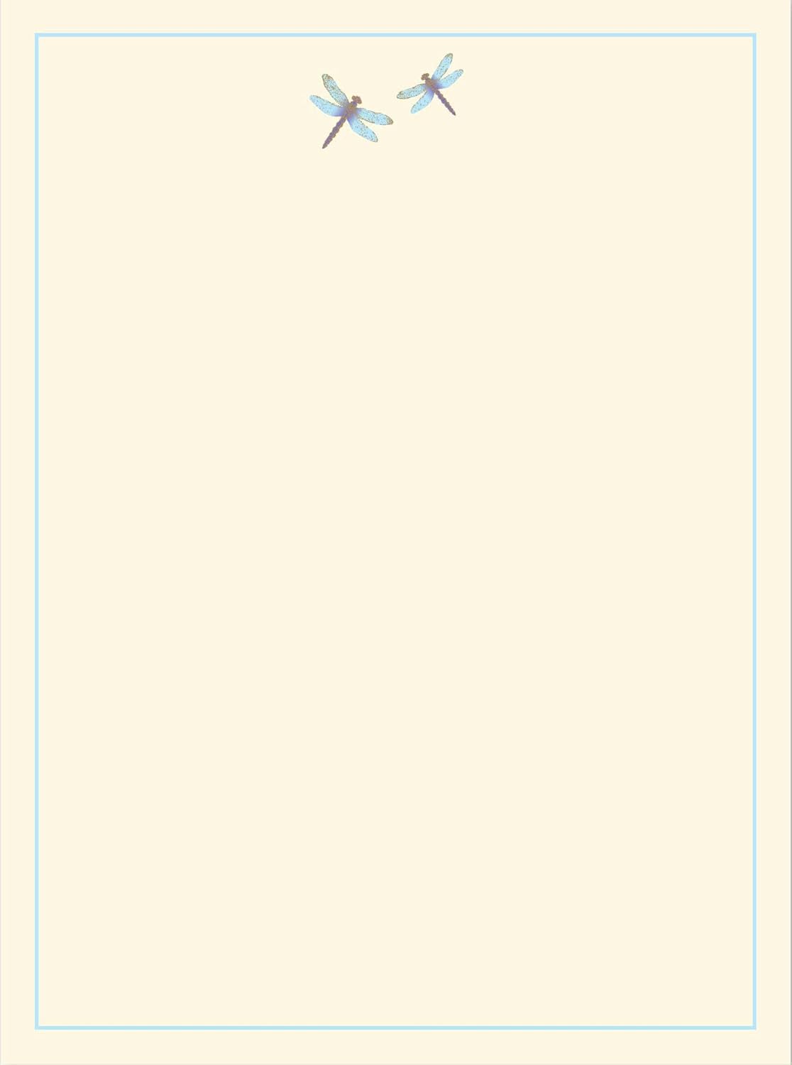 Blue Dragonfly Stationery Set (Boxed Stationery) by Peter Pauper Press
