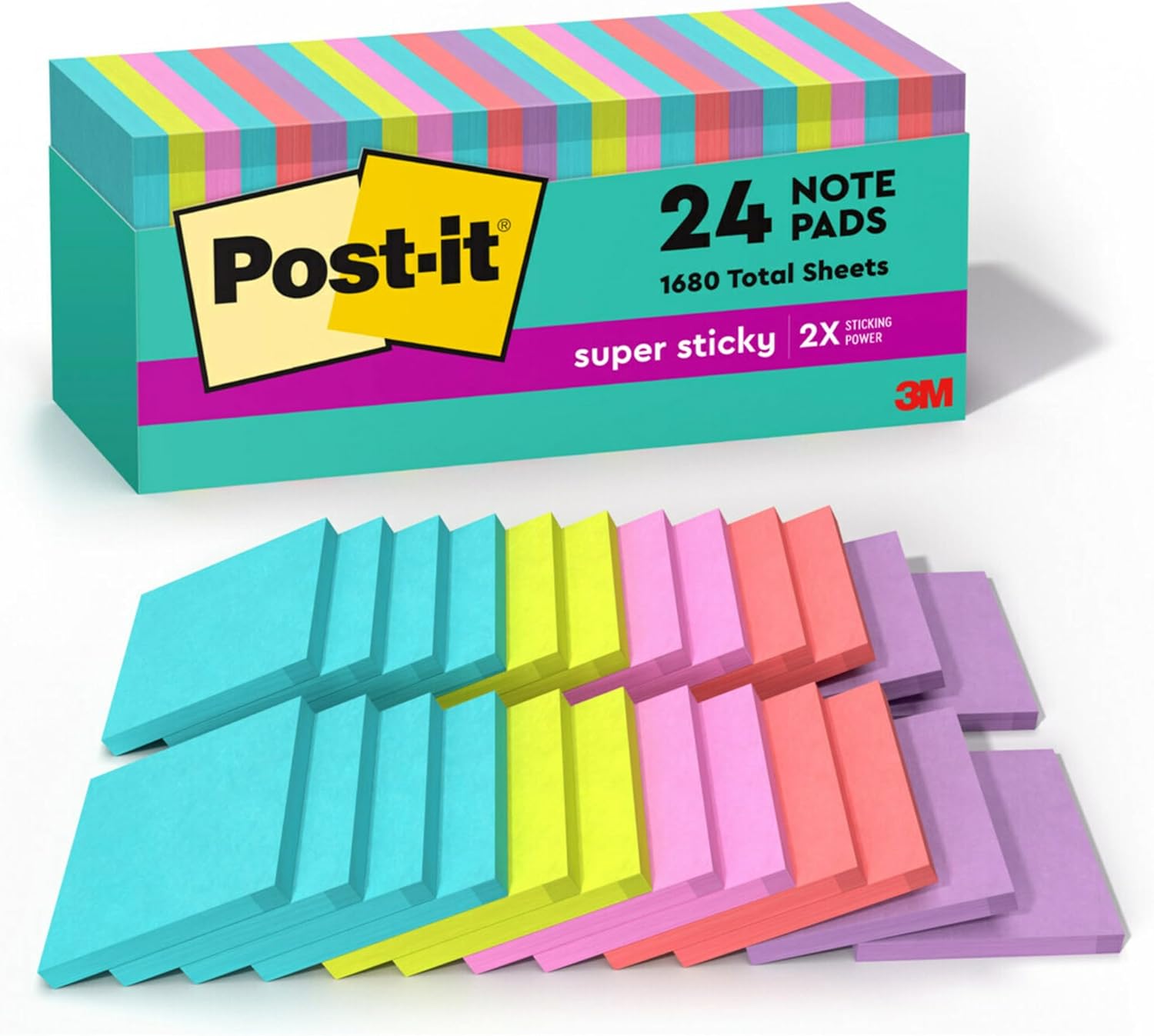 Post-it Super Sticky Notes Supernova Collection